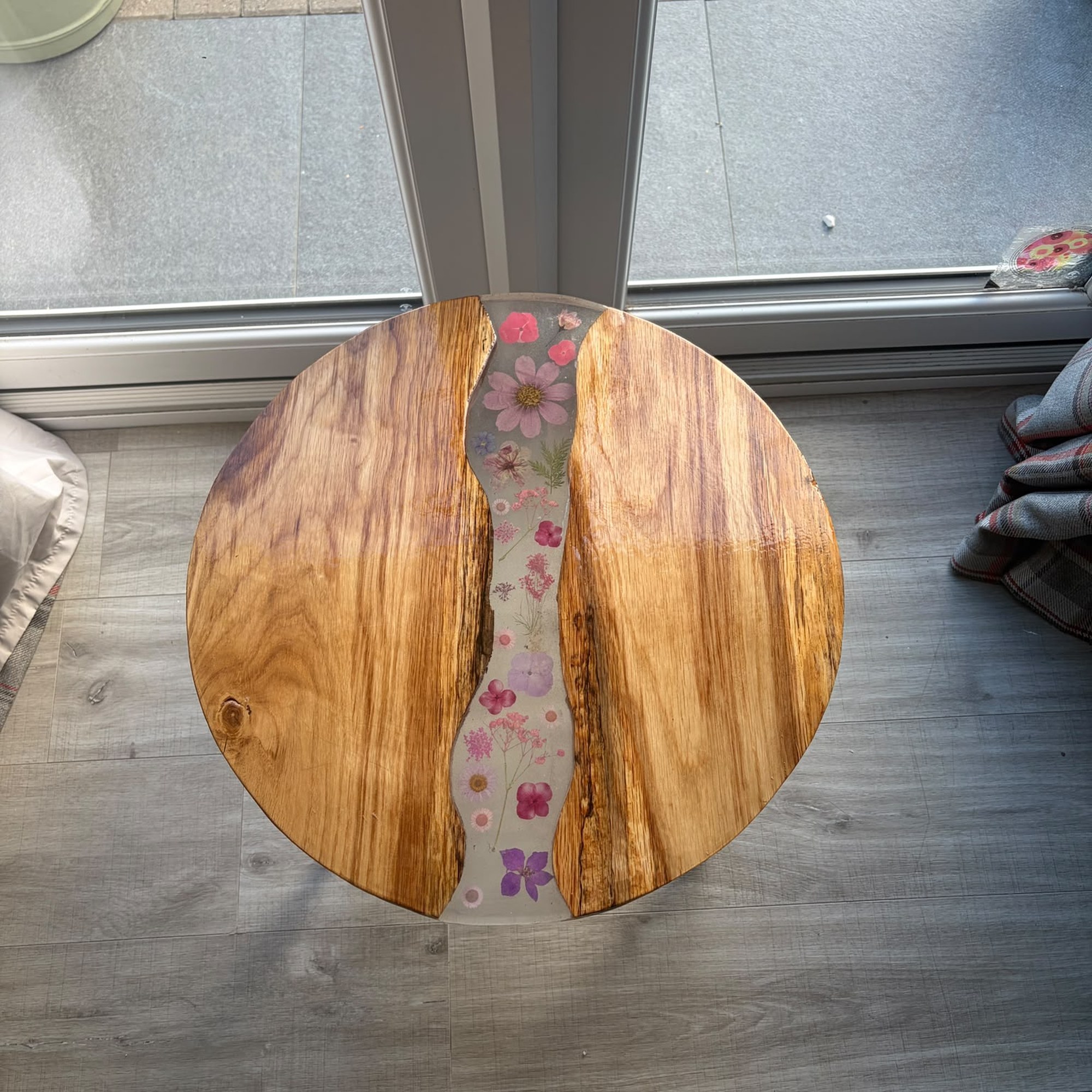 Oak Flower Coffee Table